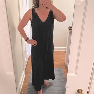 J. Crew Navy Blue Maxi Dress. Medium
